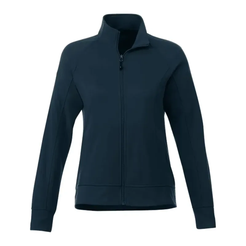 Custom Full Zip Okapi Performance Knit Jacket for Women — view 17