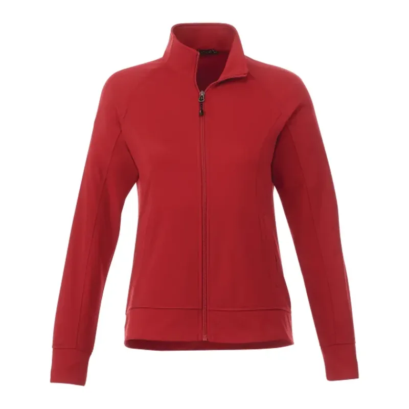 Custom Full Zip Okapi Performance Knit Jacket for Women — view 7