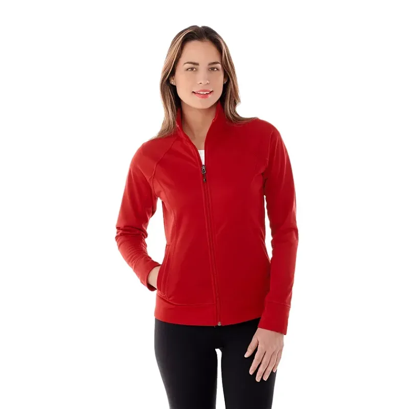 Custom Full Zip Okapi Performance Knit Jacket for Women — view 9