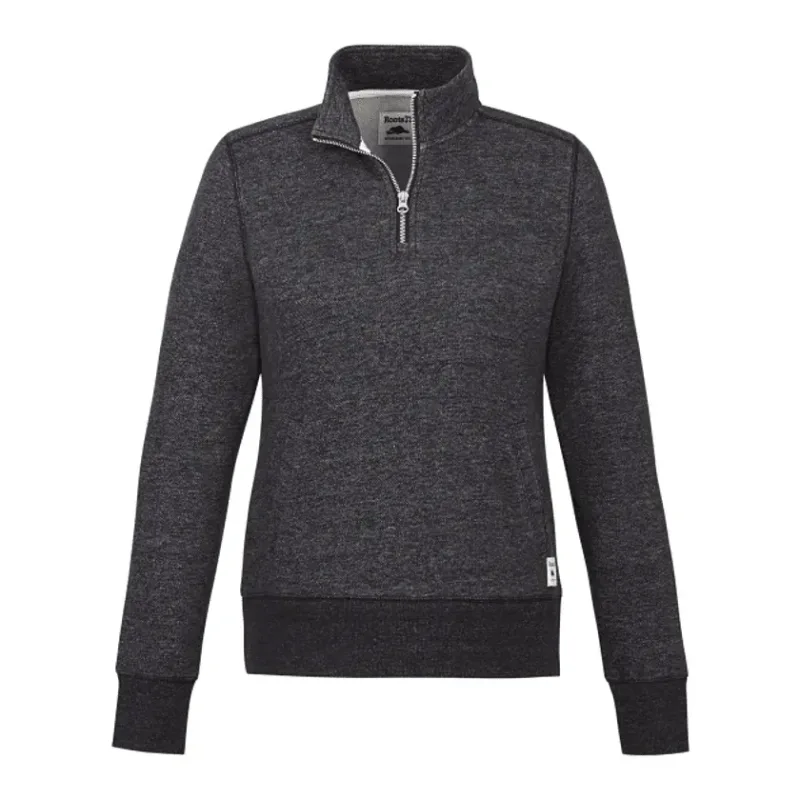 Custom Branded Women's Paddlecreek Sueded Fleece Quarter Zip Pullover — view 18