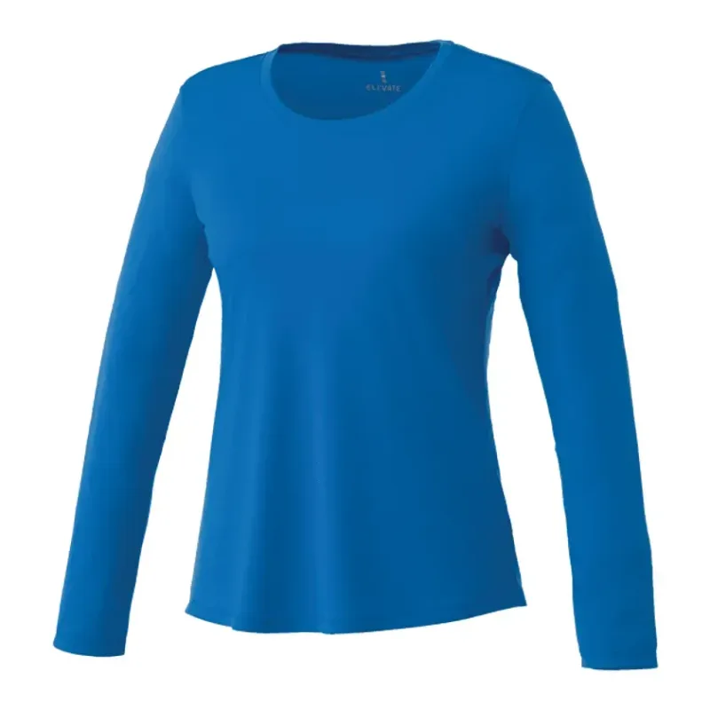 Custom Branded Long Sleeve Performance Tech Tee - Women's PARIMA — view 12