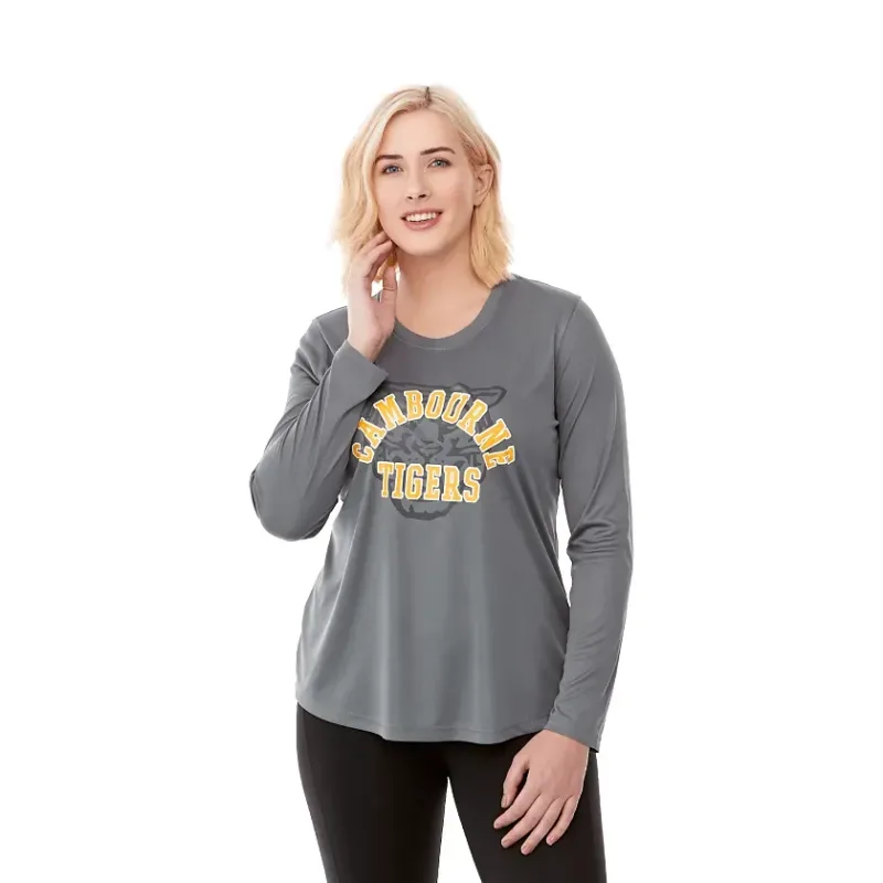Custom Branded Long Sleeve Performance Tech Tee - Women's PARIMA — view 16
