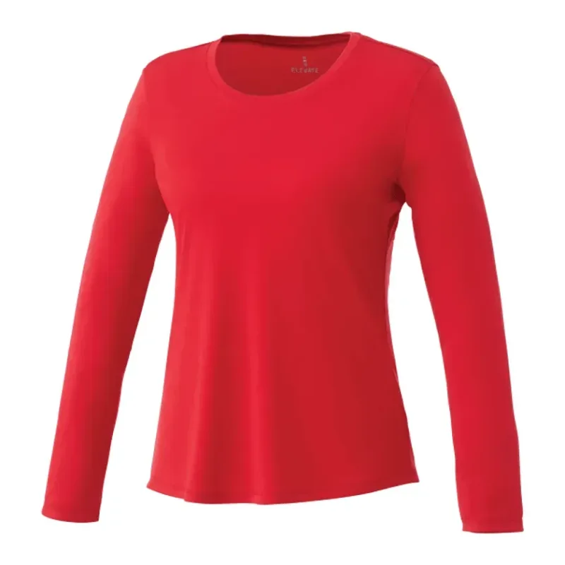 Custom Branded Long Sleeve Performance Tech Tee - Women's PARIMA — view 9