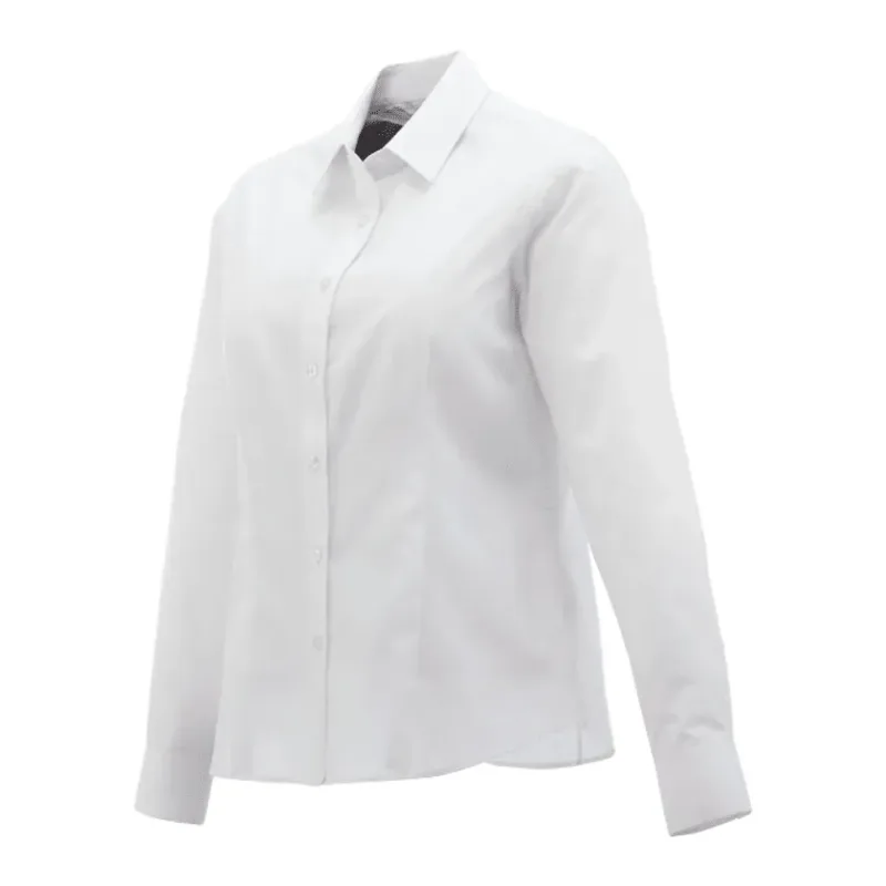 Customized Women's Preston Long Sleeve Button Up Shirt - 65% Polyester 35% Cotton — view 2