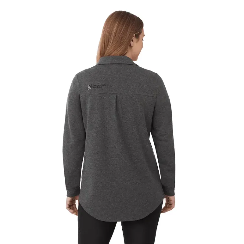 Customizable Women's Eco Knit Button Cardi — view 16