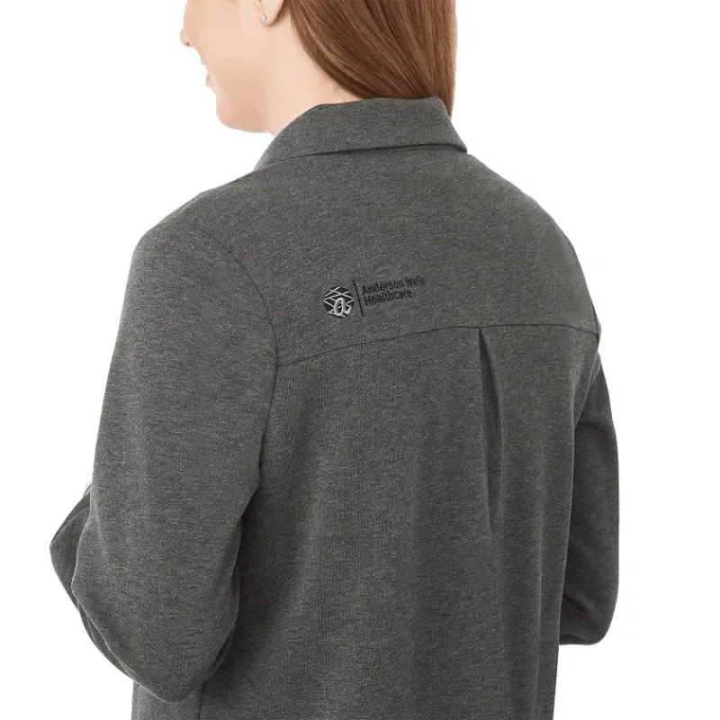 Customizable Women's Eco Knit Button Cardi — view 18