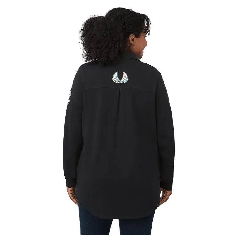 Customizable Women's Eco Knit Button Cardi — view 8