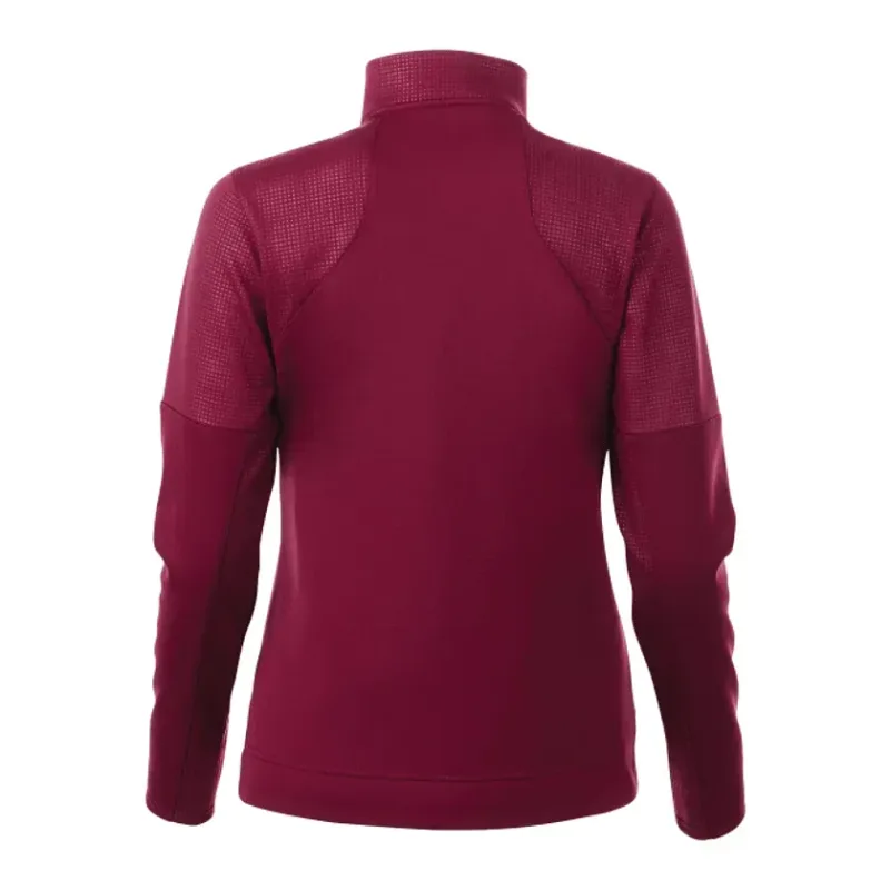 Branded Women's Full Zip Performance Jacket with Thumb Holes - Senger Knit — view 10