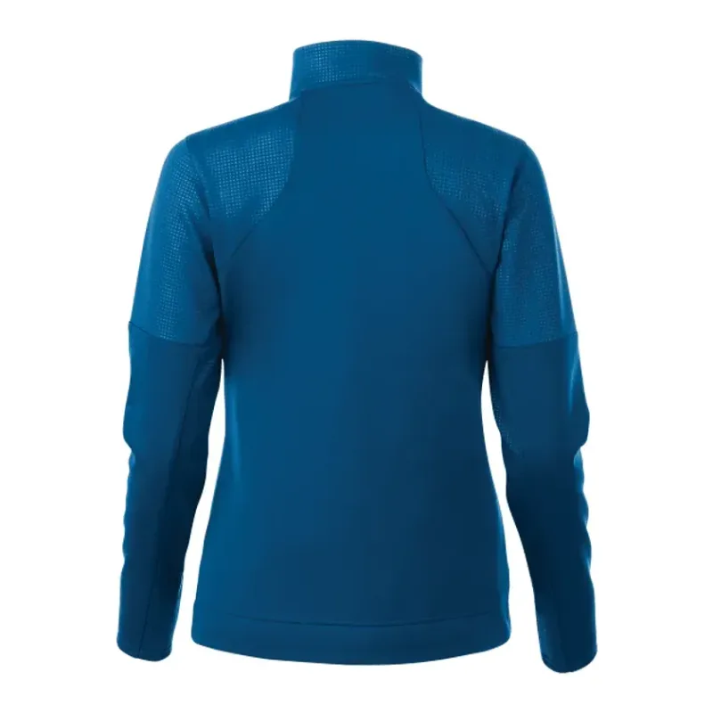 Branded Women's Full Zip Performance Jacket with Thumb Holes - Senger Knit — view 14