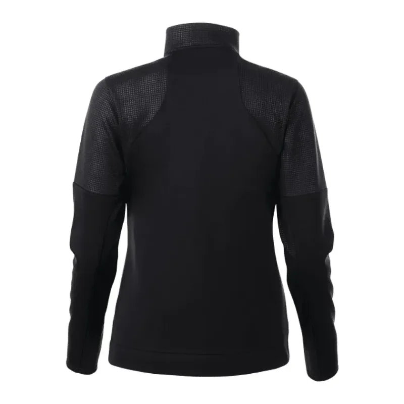 Branded Women's Full Zip Performance Jacket with Thumb Holes - Senger Knit — view 18