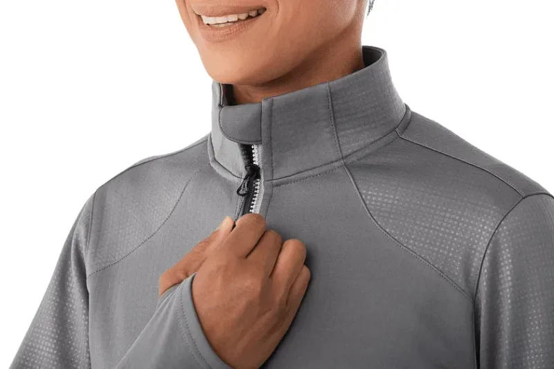 Branded Women's Full Zip Performance Jacket with Thumb Holes - Senger Knit — view 6