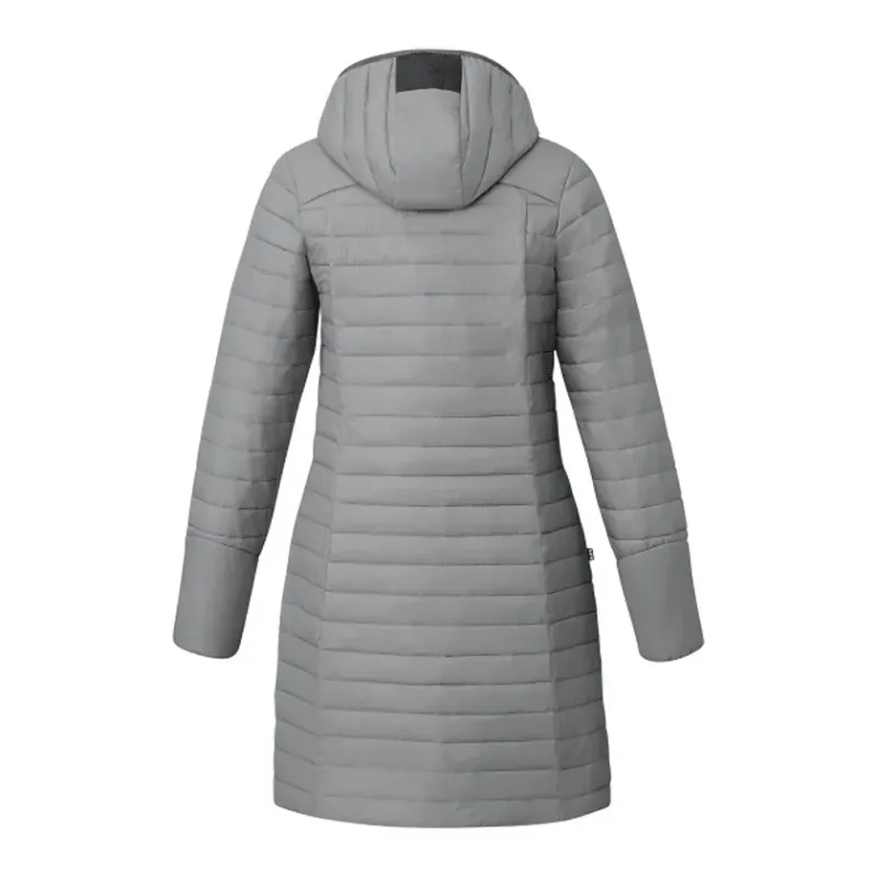 Custom Silverton Insulated Puff Jacket for Women - Long and Lightweight — view 11