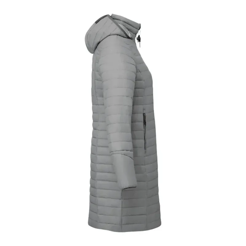 Custom Silverton Insulated Puff Jacket for Women - Long and Lightweight — view 15