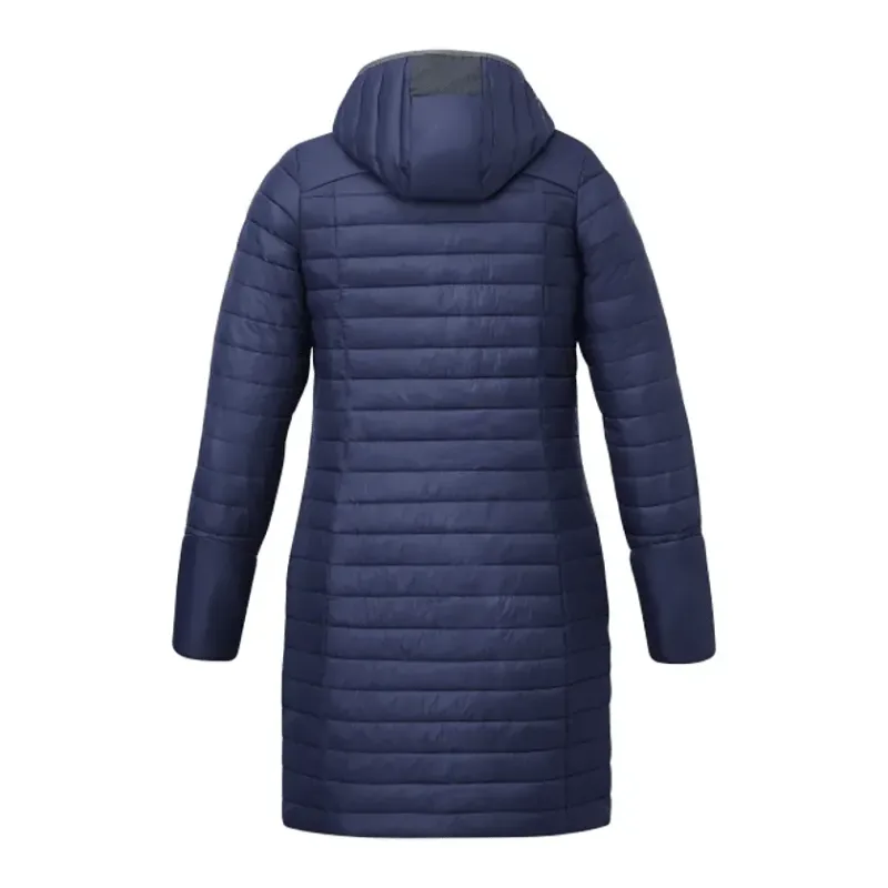 Custom Silverton Insulated Puff Jacket for Women - Long and Lightweight — view 6