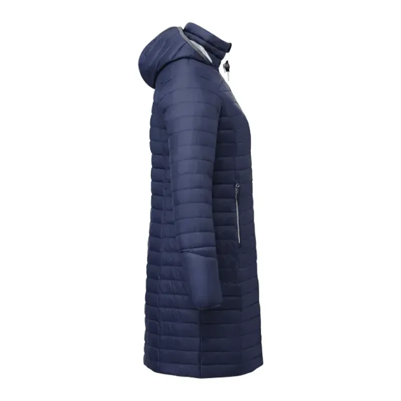 Custom Silverton Insulated Puff Jacket for Women - Long and Lightweight — view 8