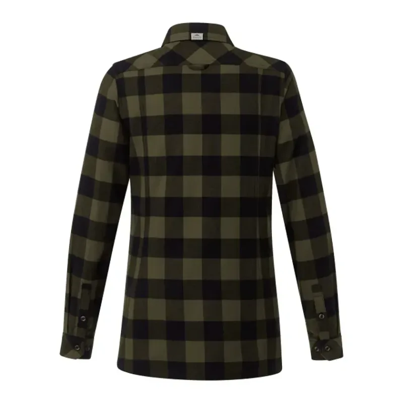 Custom Long Sleeve Women's Flannel Shirt - Roots73 Sprucelake — view 12