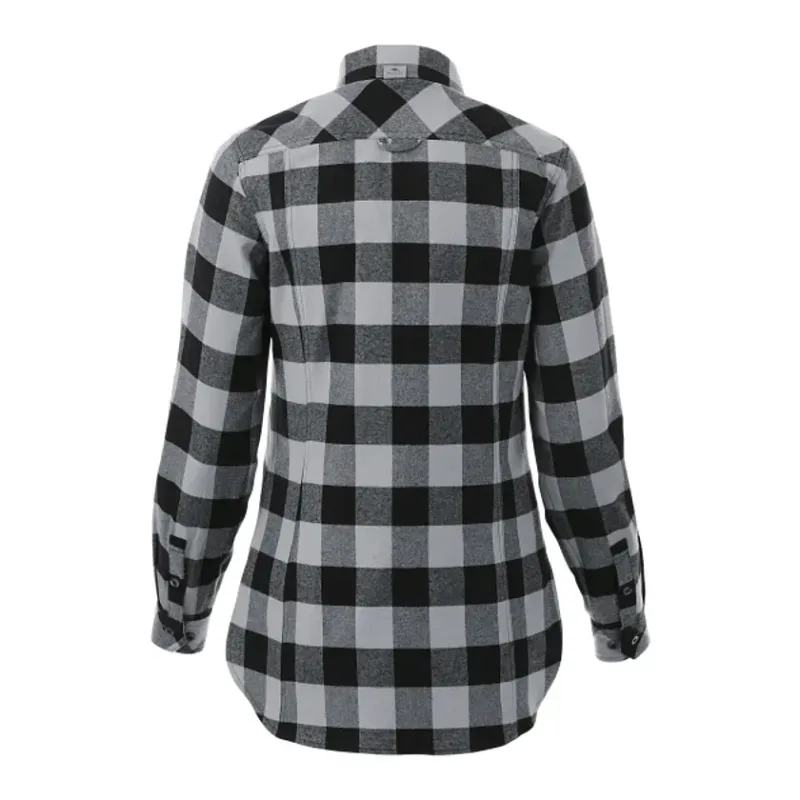 Custom Long Sleeve Women's Flannel Shirt - Roots73 Sprucelake — view 2