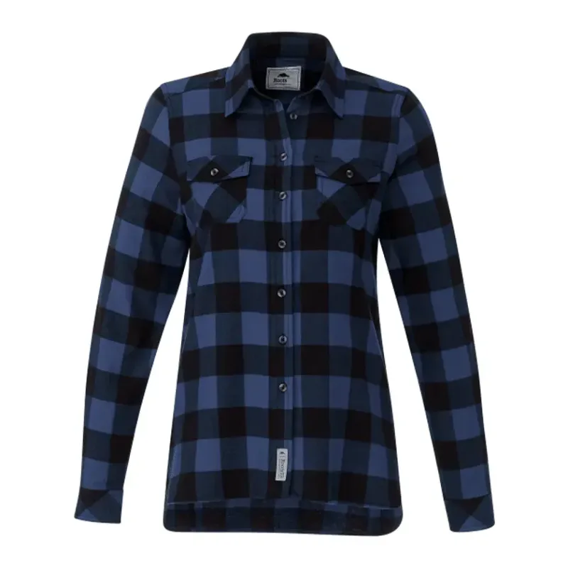 Custom Long Sleeve Women's Flannel Shirt - Roots73 Sprucelake — view 7