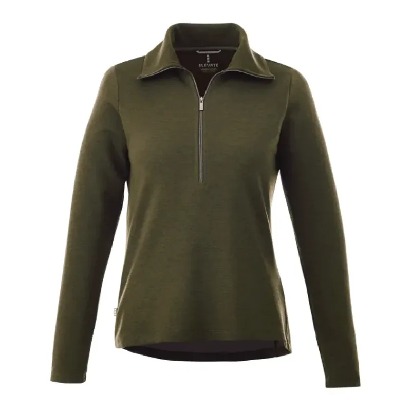 Custom Stratton Women's Knit Half Zip Top — view 17