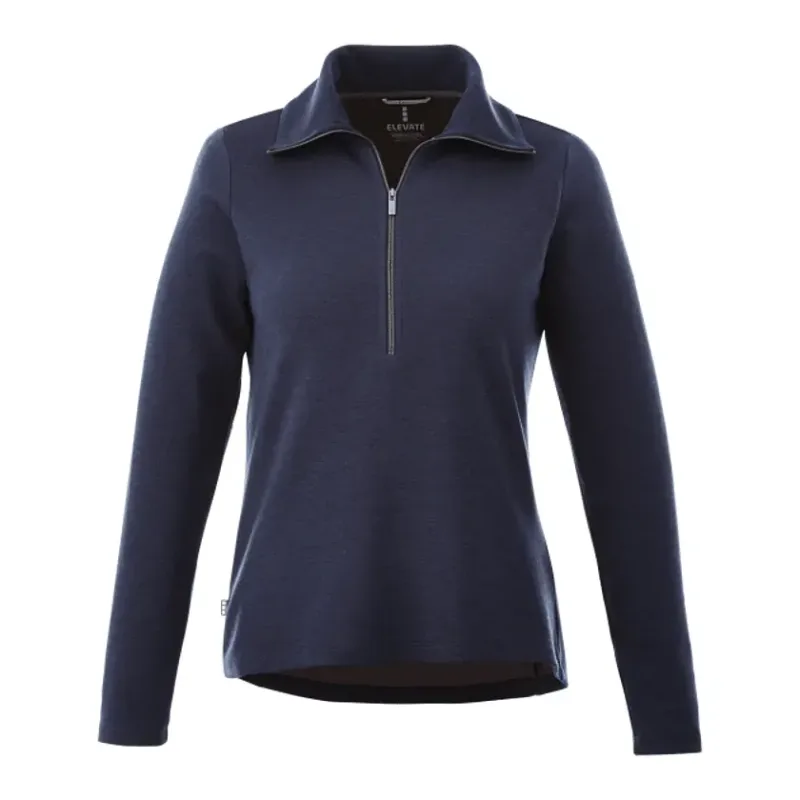 Custom Stratton Women's Knit Half Zip Top — view 3