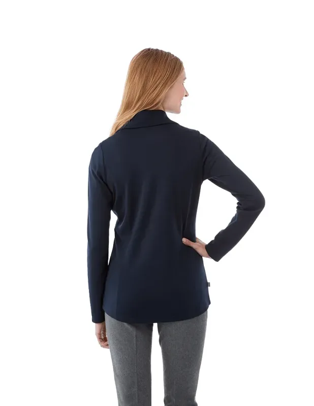 Custom Stratton Women's Knit Half Zip Top — view 8