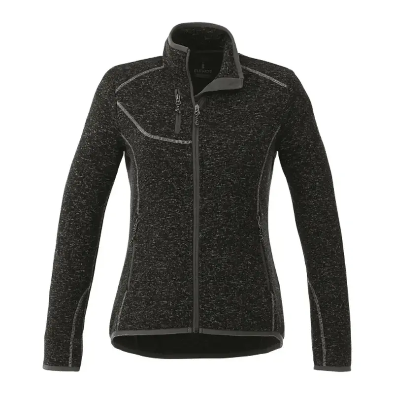 Custom Branded Women's Tremblant Full Zip Sweater Jacket with Thumb Holes