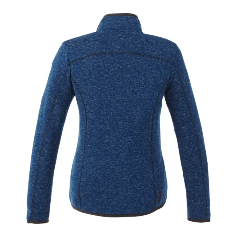 Custom Branded Women's Tremblant Full Zip Sweater Jacket with Thumb Holes — view 10