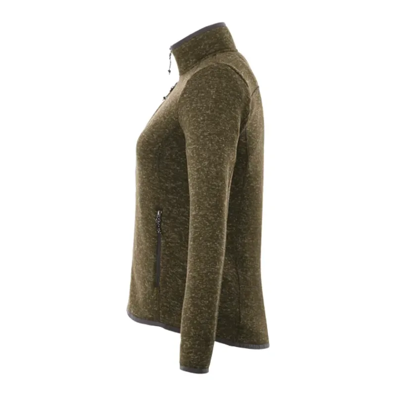 Custom Branded Women's Tremblant Full Zip Sweater Jacket with Thumb Holes — view 18