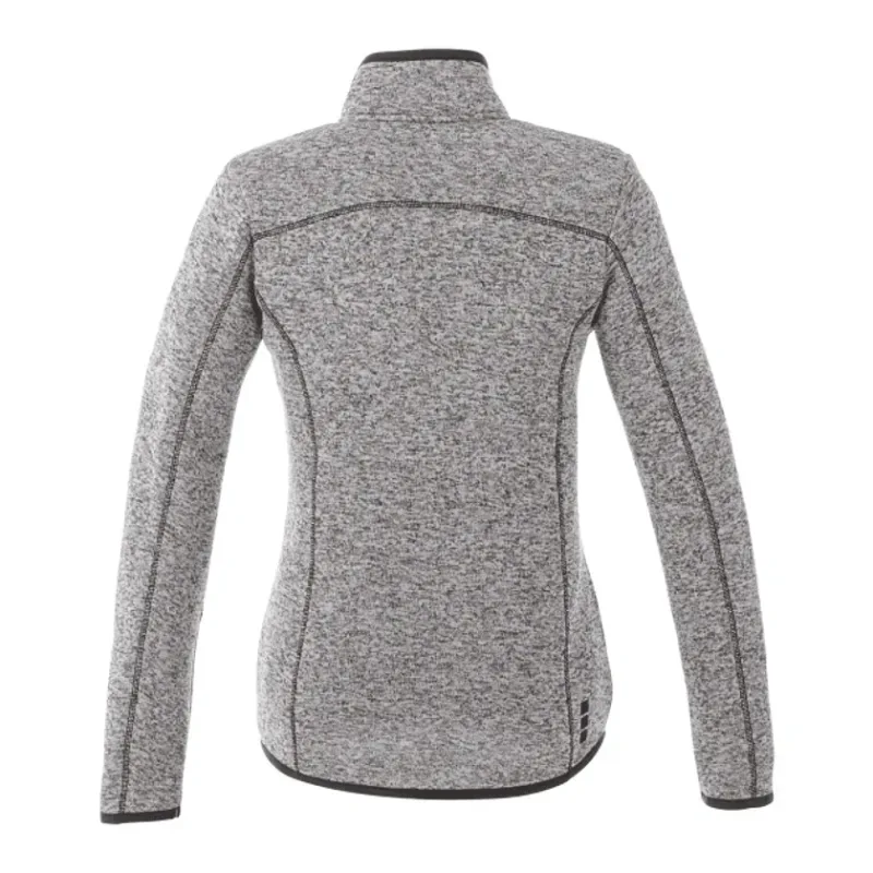 Custom Branded Women's Tremblant Full Zip Sweater Jacket with Thumb Holes — view 21