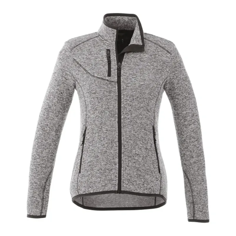 Custom Branded Women's Tremblant Full Zip Sweater Jacket with Thumb Holes — view 22