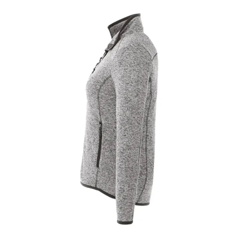 Custom Branded Women's Tremblant Full Zip Sweater Jacket with Thumb Holes — view 23