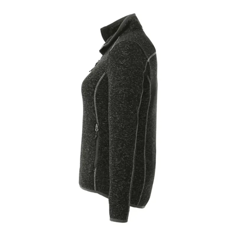 Custom Branded Women's Tremblant Full Zip Sweater Jacket with Thumb Holes — view 3