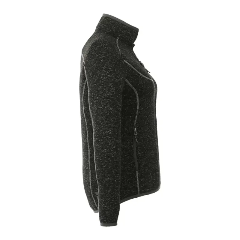Custom Branded Women's Tremblant Full Zip Sweater Jacket with Thumb Holes — view 4