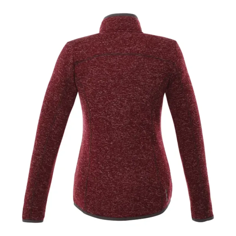 Custom Branded Women's Tremblant Full Zip Sweater Jacket with Thumb Holes — view 6