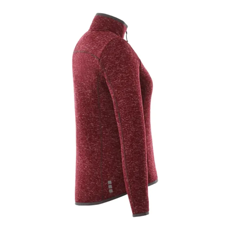 Custom Branded Women's Tremblant Full Zip Sweater Jacket with Thumb Holes — view 8