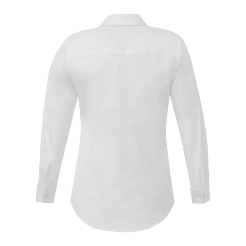 Custom UNTUCKit Tracey Long Sleeve Button Up Shirt for Women — view 15