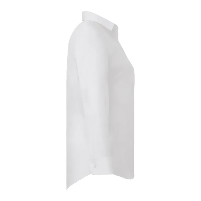 Custom UNTUCKit Tracey Long Sleeve Button Up Shirt for Women — view 19