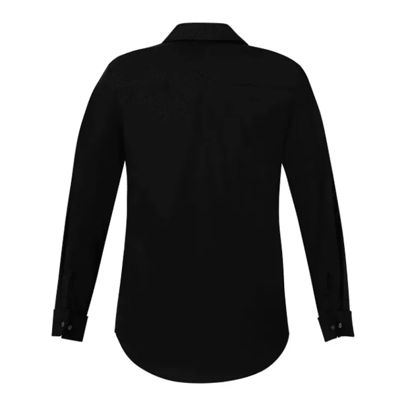 Custom UNTUCKit Tracey Long Sleeve Button Up Shirt for Women — view 2