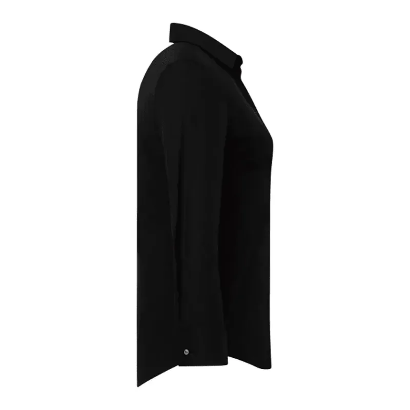 Custom UNTUCKit Tracey Long Sleeve Button Up Shirt for Women — view 6