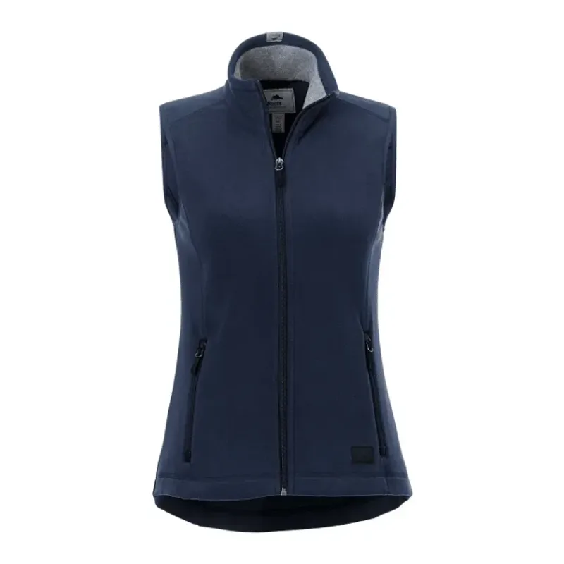 Custom Logo Microfleece Vest - Women's Willowbeach Roots73 — view 3