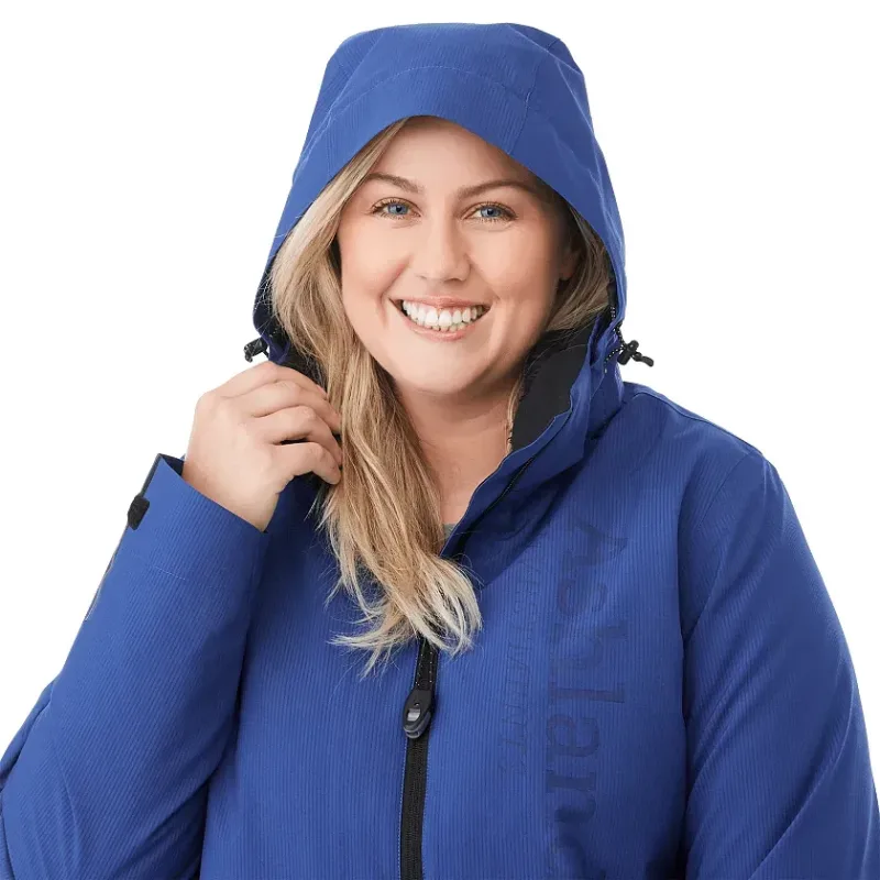 Customizable 3-in-1 Women's Sherpa Fleece Jacket with Detachable Hood — view 16