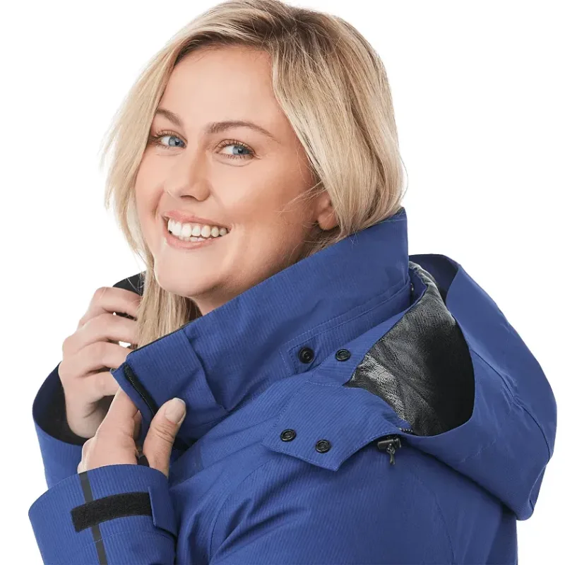 Customizable 3-in-1 Women's Sherpa Fleece Jacket with Detachable Hood — view 19