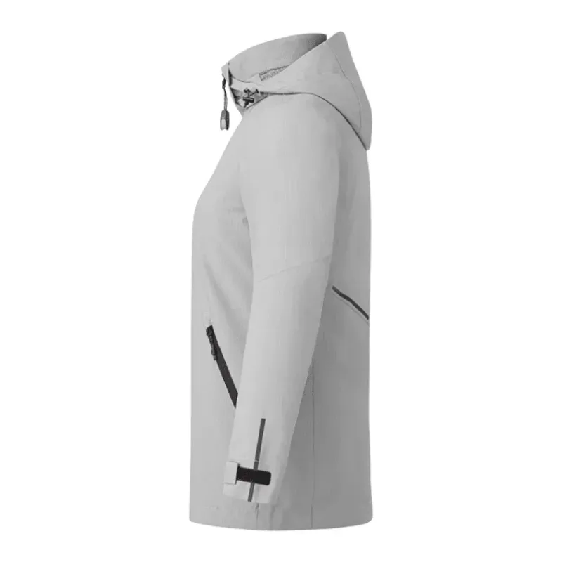 Customizable 3-in-1 Women's Sherpa Fleece Jacket with Detachable Hood — view 22