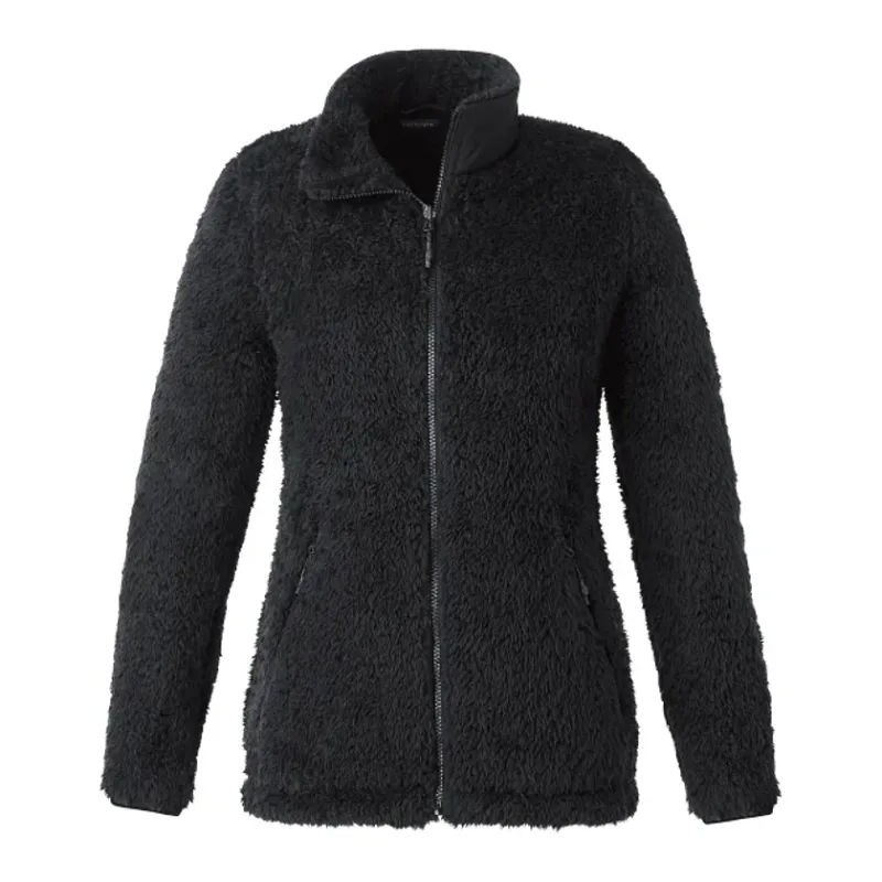 Customizable 3-in-1 Women's Sherpa Fleece Jacket with Detachable Hood — view 29