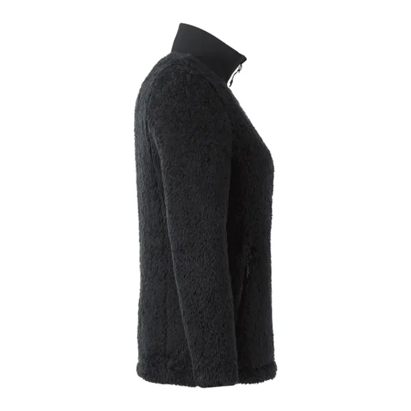 Customizable 3-in-1 Women's Sherpa Fleece Jacket with Detachable Hood — view 31