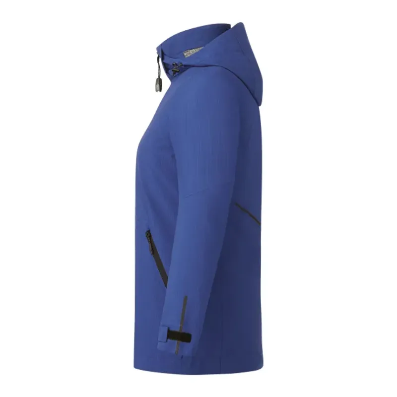 Customizable 3-in-1 Women's Sherpa Fleece Jacket with Detachable Hood — view 7