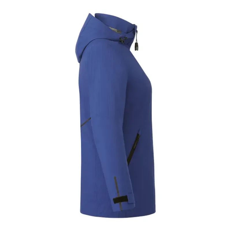 Customizable 3-in-1 Women's Sherpa Fleece Jacket with Detachable Hood — view 8