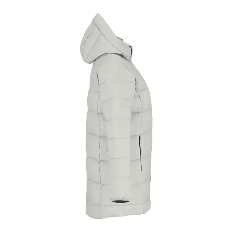 Custom Branded Geneva Eco Long Packable Insulated Jacket for Women — view 18