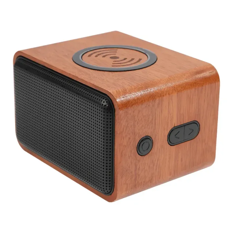 Custom Wood Bluetooth Speaker and Wireless Charging Pad — view 6