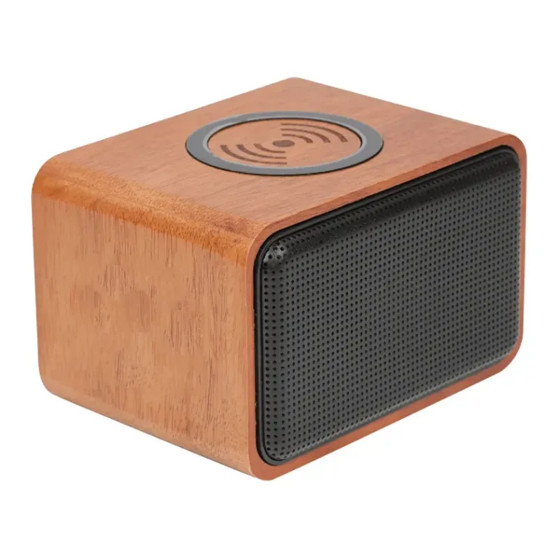 Custom Wood Bluetooth Speaker and Wireless Charging Pad — view 8